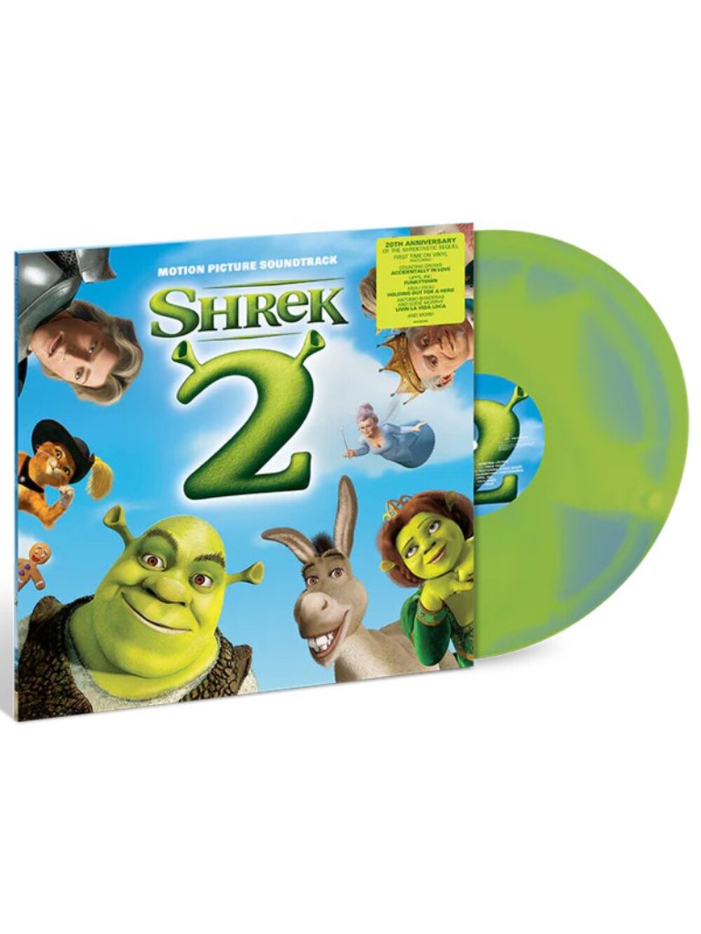 Shrek 2 Soundtrack LP ~ Exclusive Color Vinyl ~ 1st Time On Vinyl ~ New/Sealed!